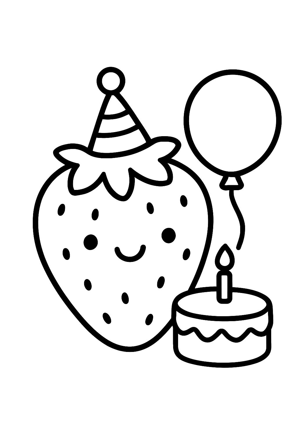 a strawberry birthday