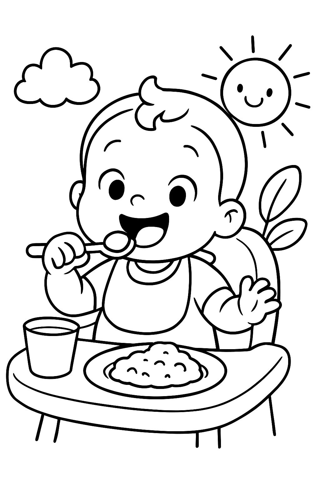 Bébé en train de manger