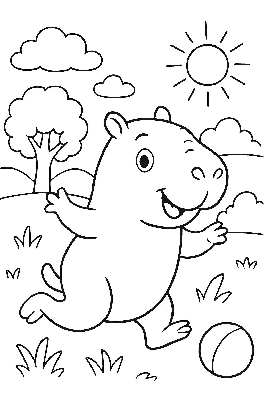 cagouille mignonne en train de jouer