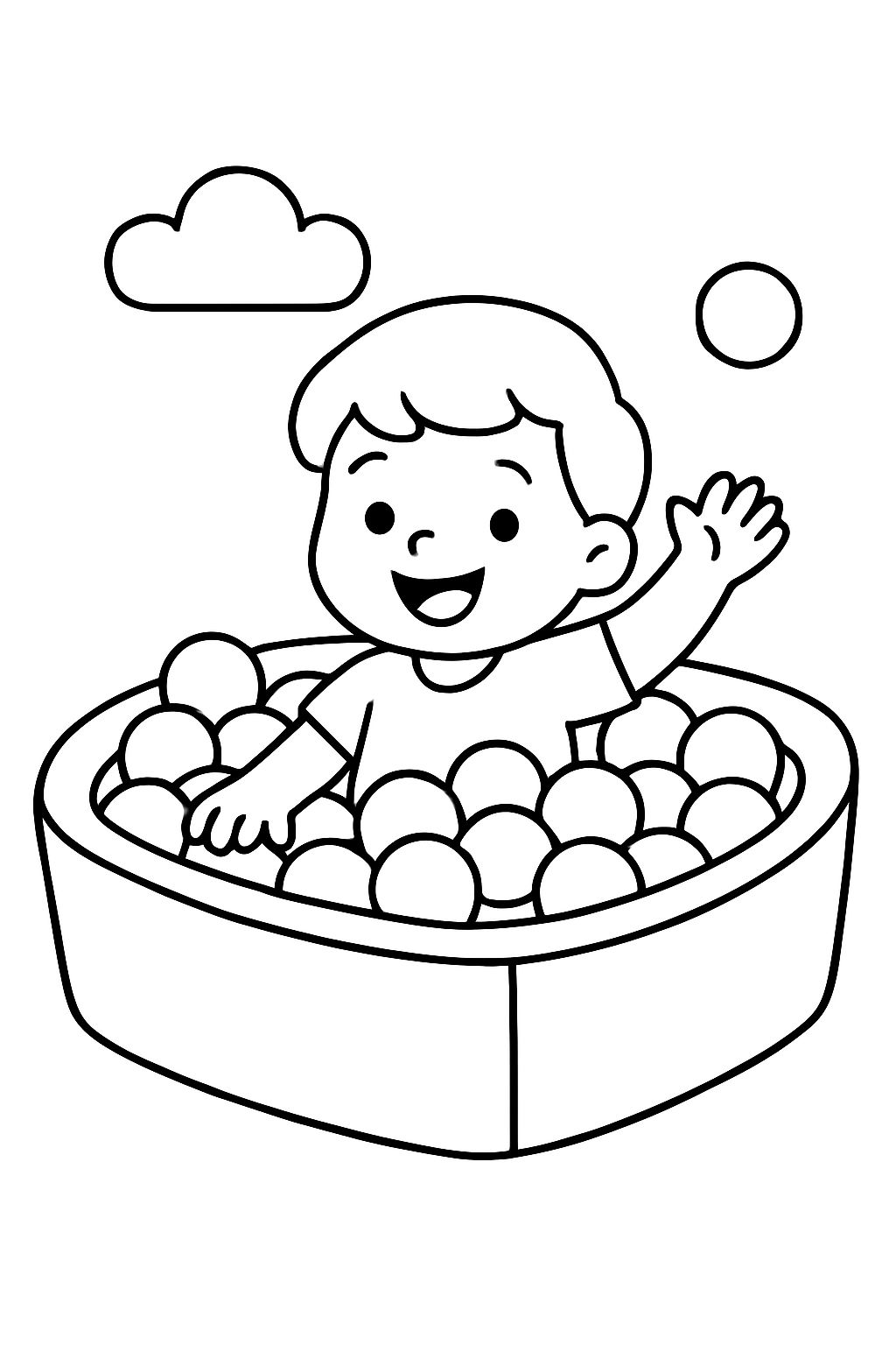 una piscina de pelotas una piscina de pelotas