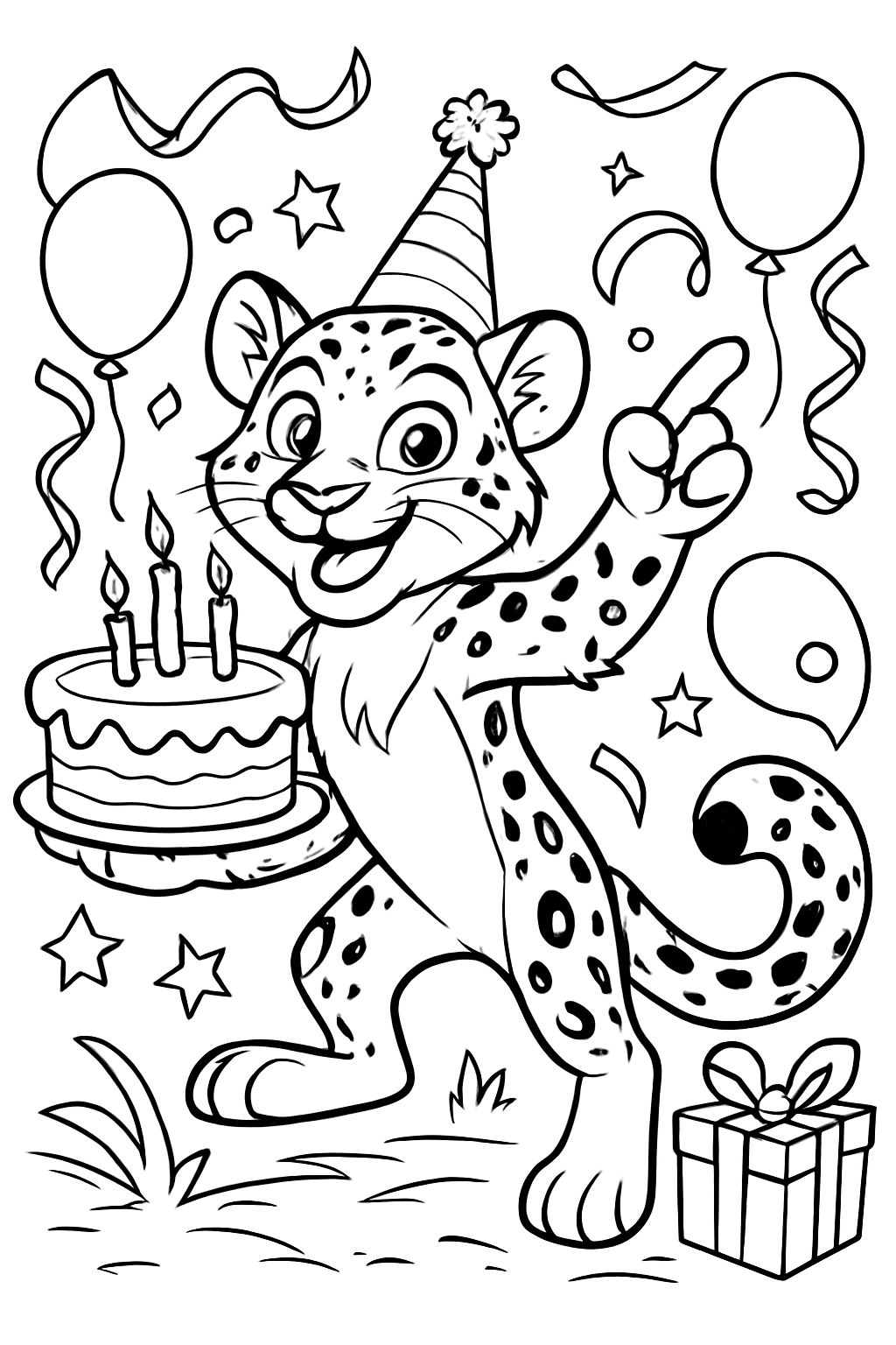snow leopard birthday