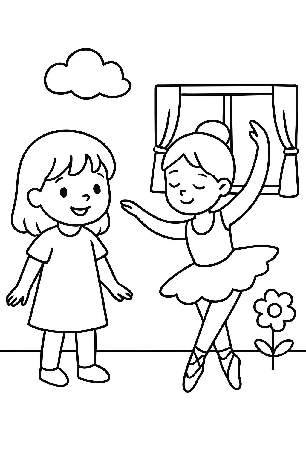 Margot mit einer Ballerina