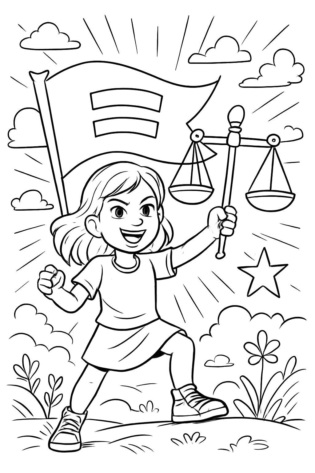 Um desenho do valor igualdade Um desenho do valor igualdade