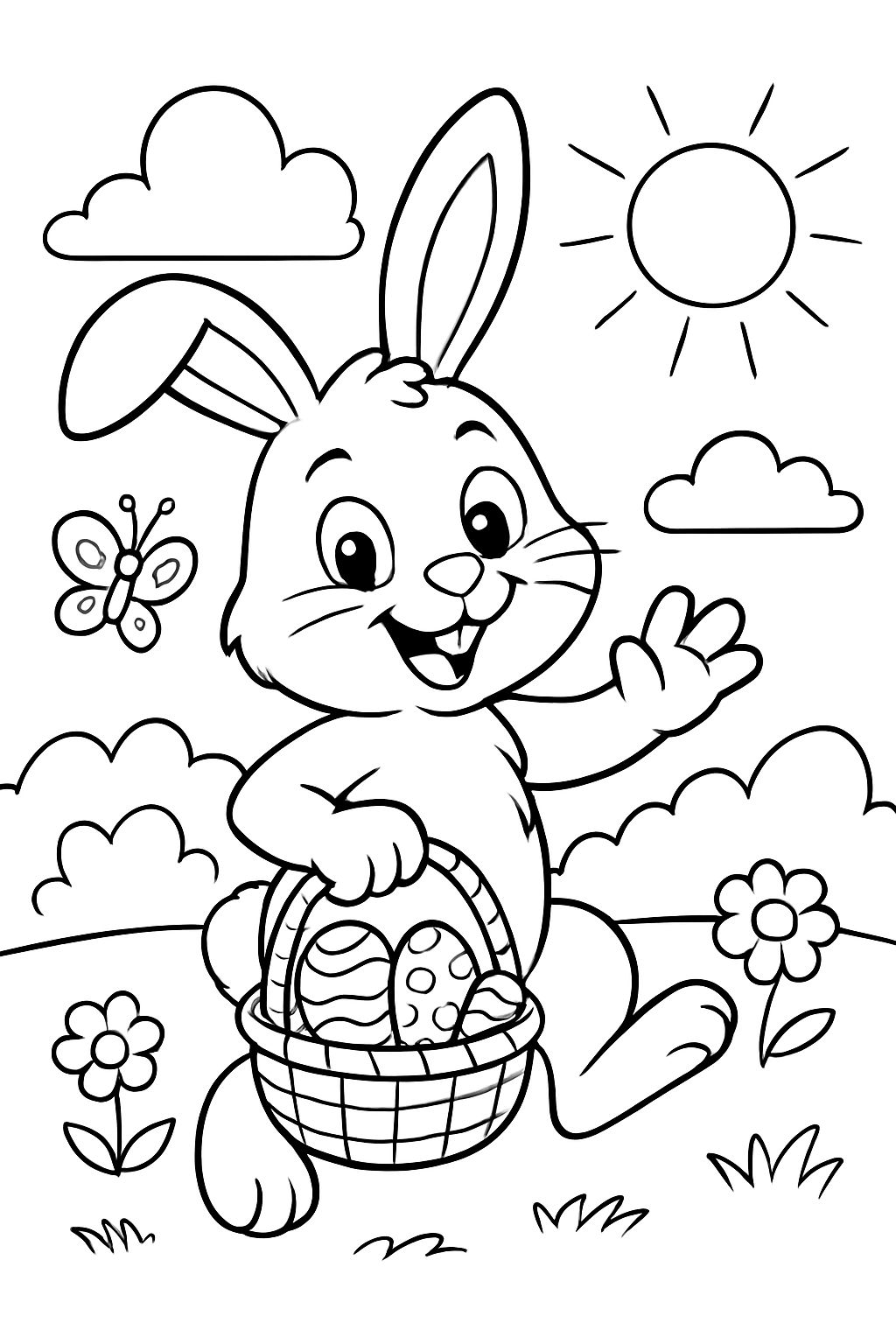 Easter Bunny with basket