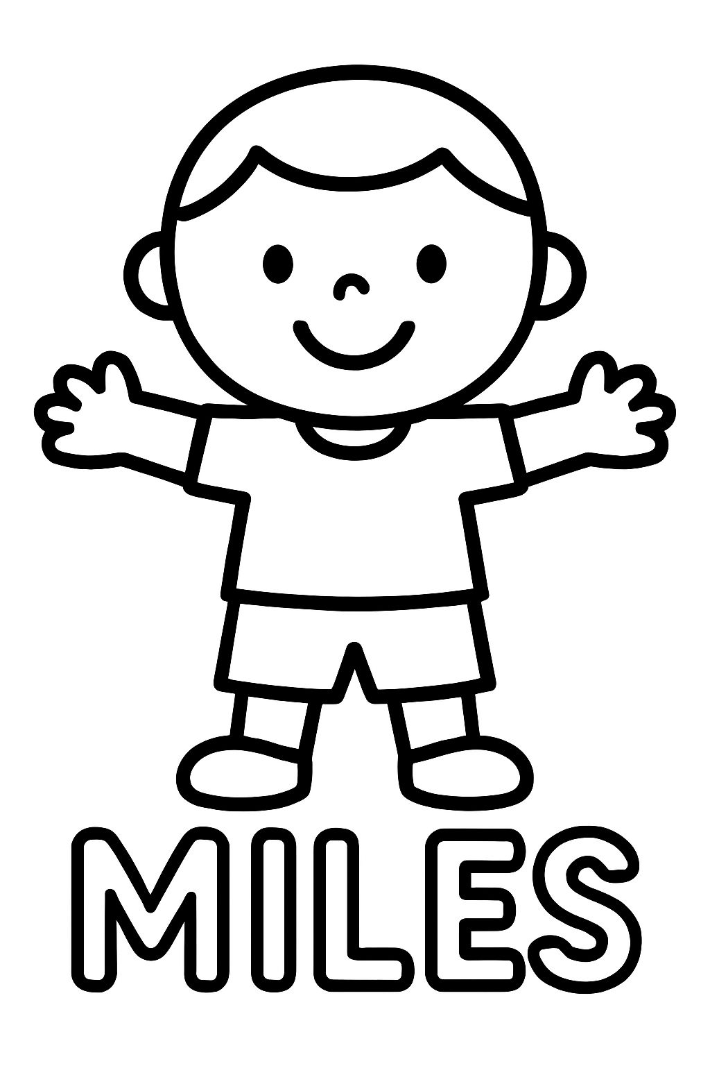 Add the name Miles to it