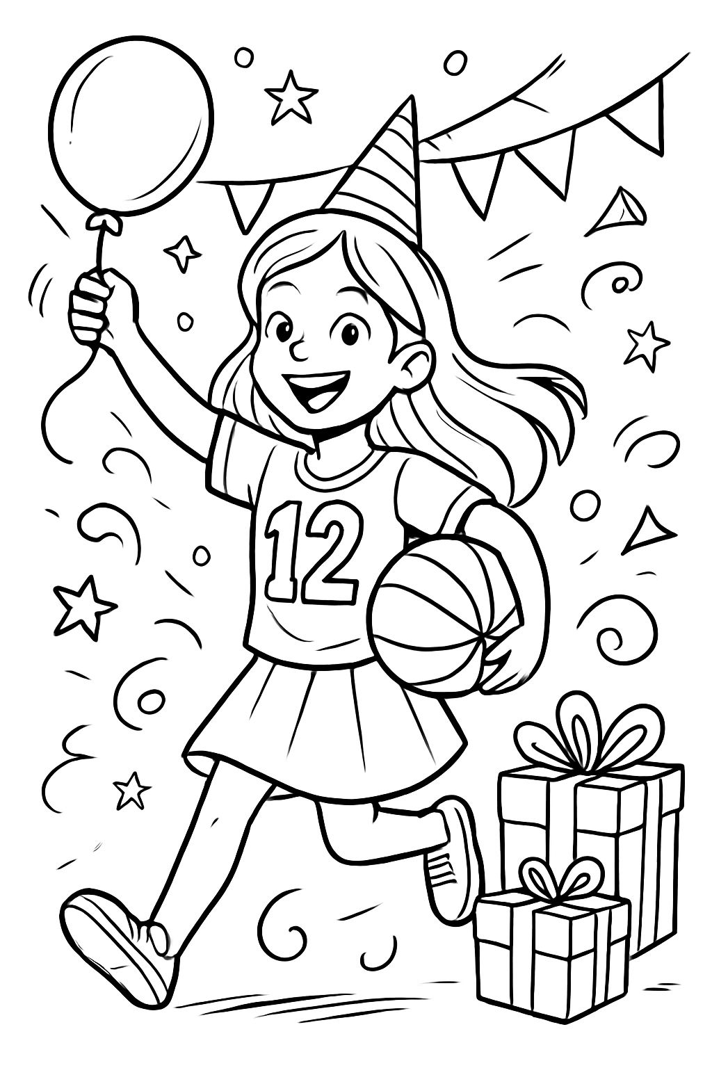 Girl 12 years birthday ball gifts birthday decoration