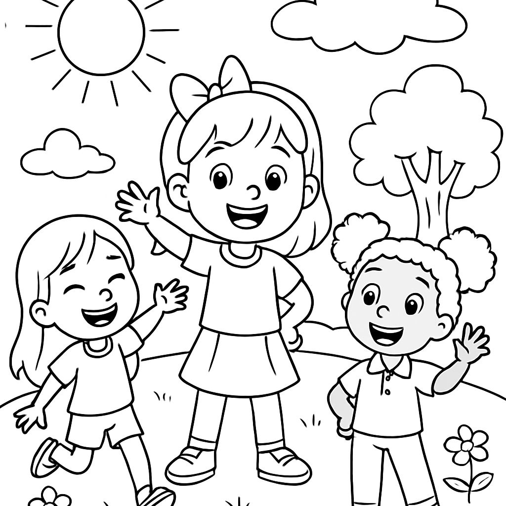 A girl named Ellie with her 2 friends, Ellie and Cora. A girl named Ellie with her 2 friends, Ellie and Cora.