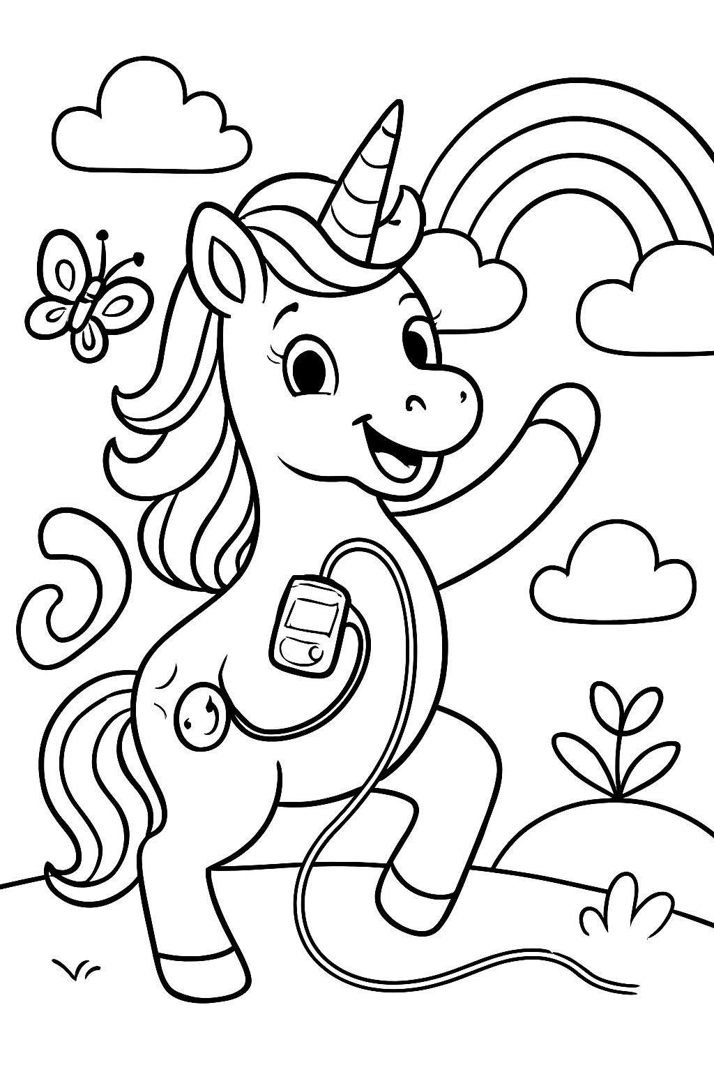 unicorn with insulin pump