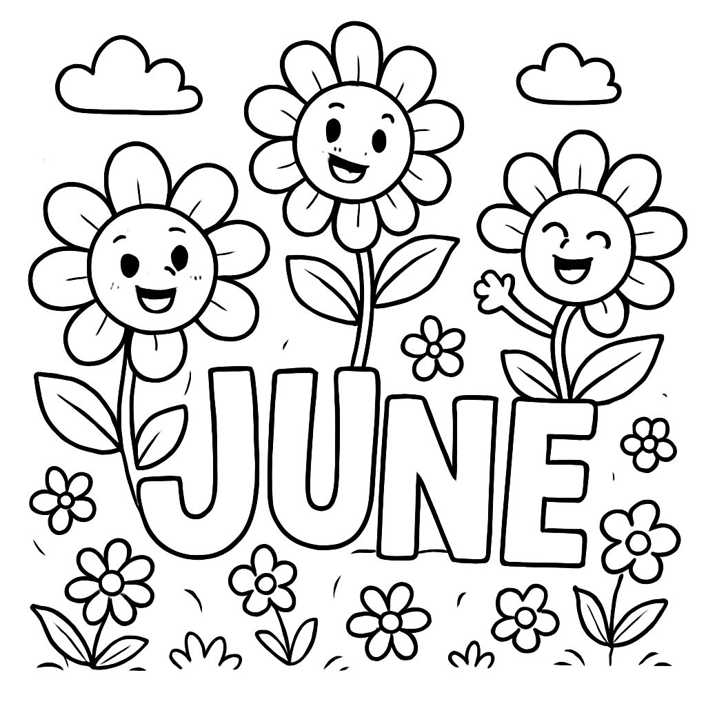 flores com o nome Junho incorporado flores com o nome Junho incorporado