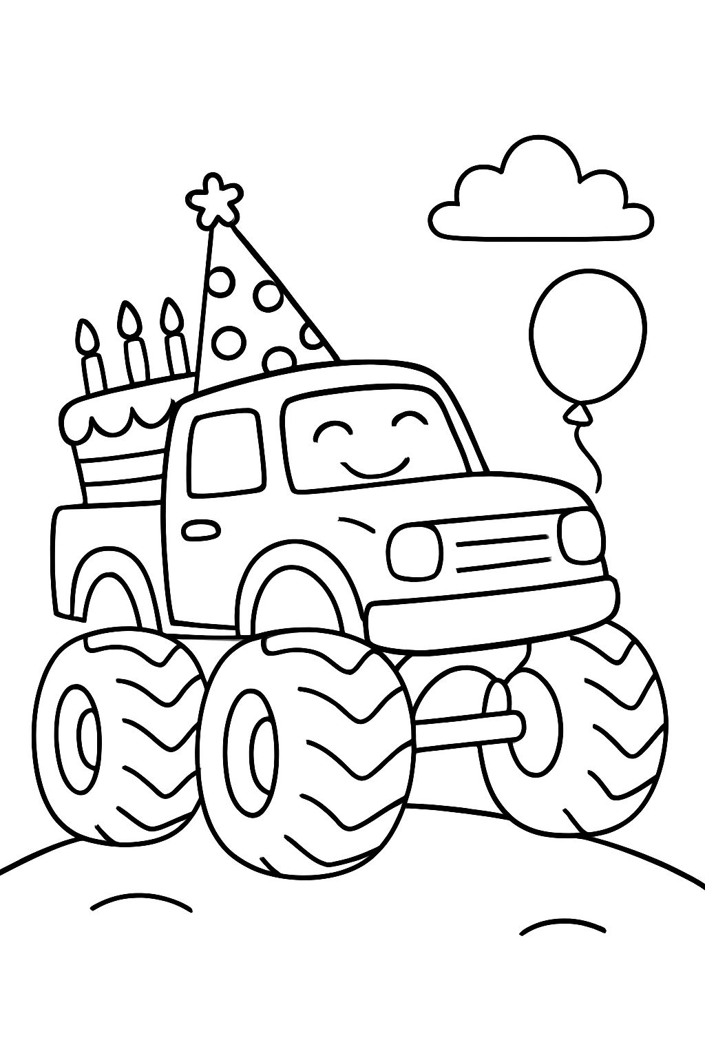 happy birthday monster truck