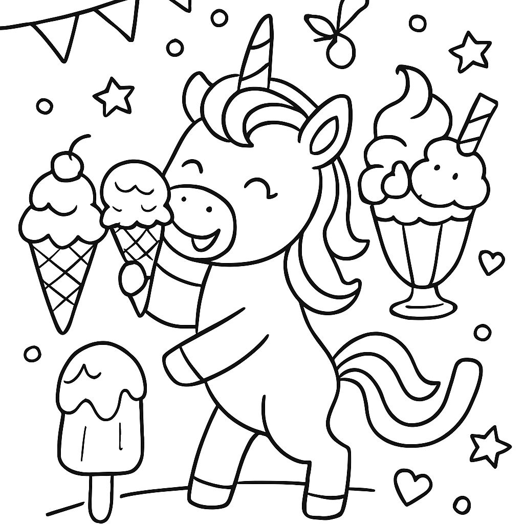 unicorn ice cream party unicorn ice cream party