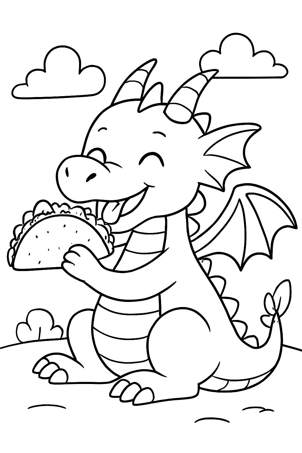 Dragons love tacos
