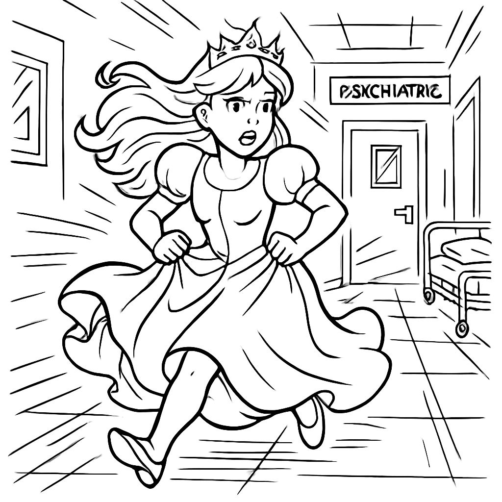 uma princesa no hospital psiquiátrico