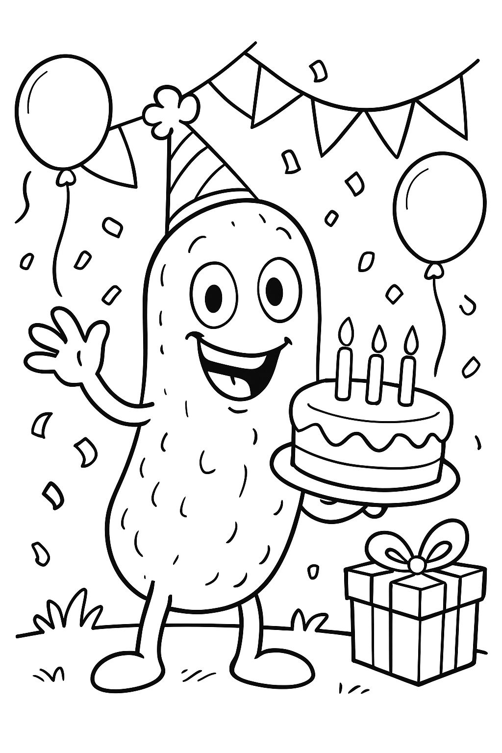 A birthday pickle A birthday pickle