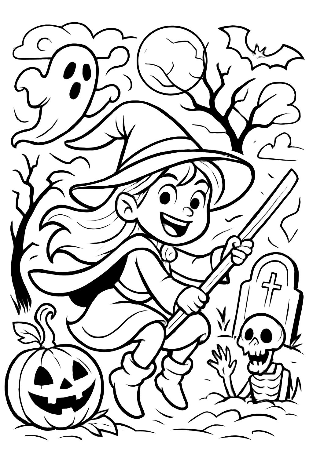 Intricate spooky Halloween pictures