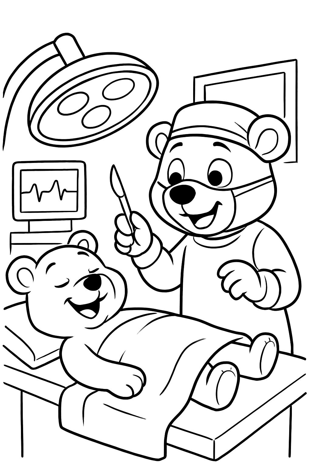 ours opérant sur un ours