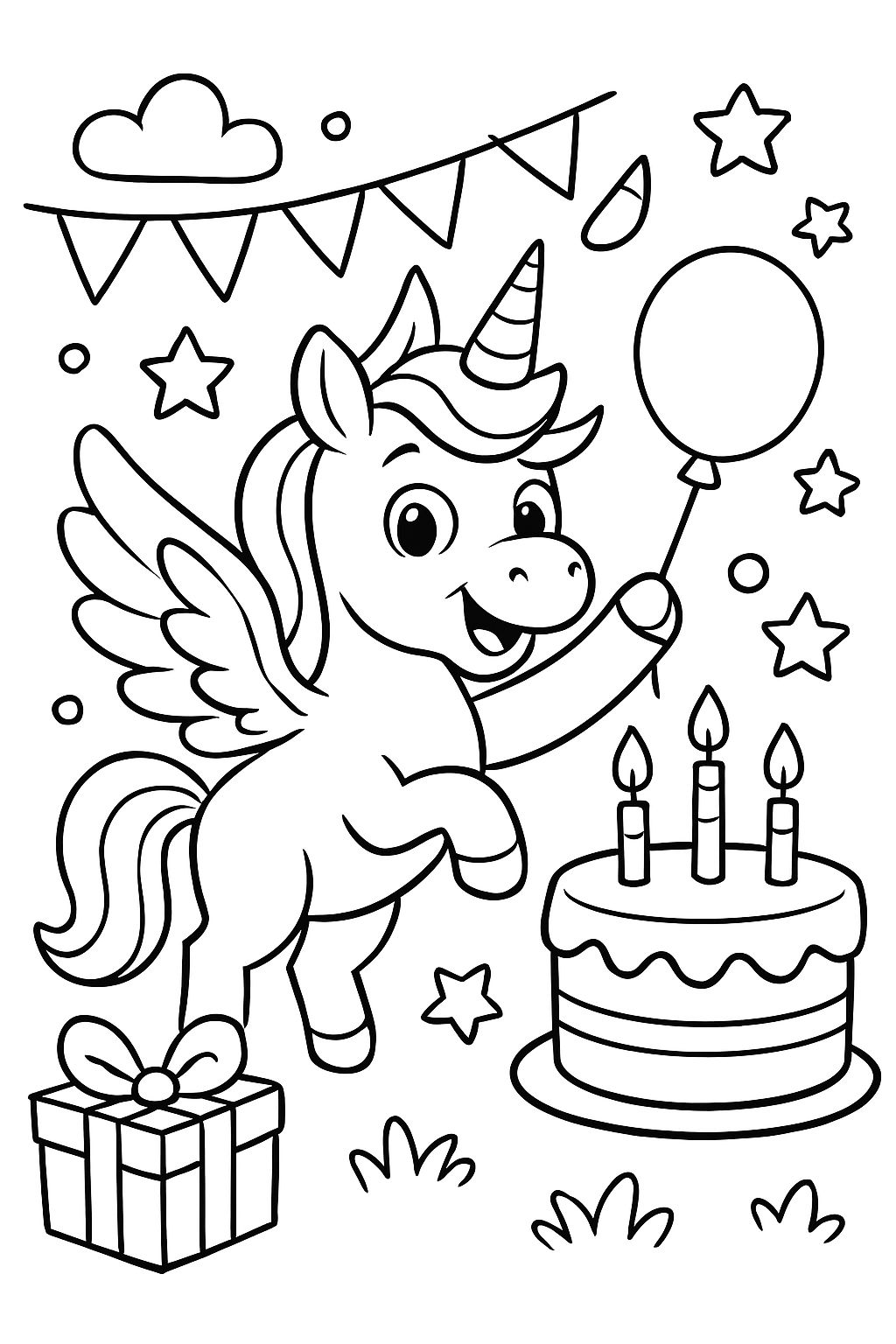 flügeleinhorn geburtstag