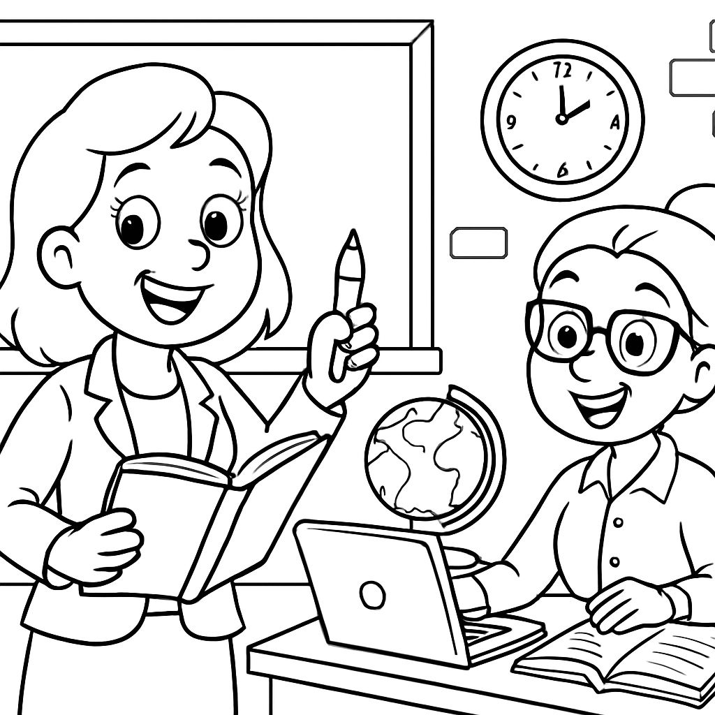 Professoras trabalhando Professoras trabalhando