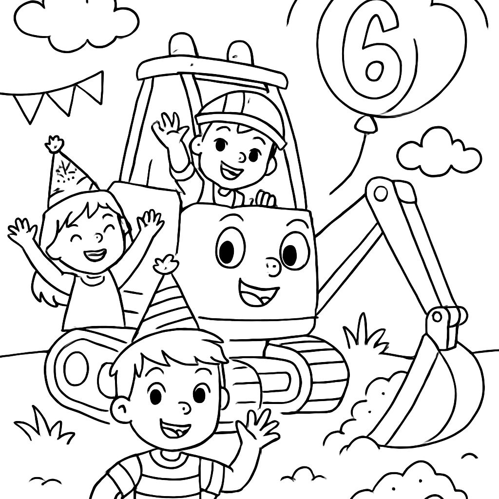 um aniversário de escavadeira 34 um aniversário de escavadeira 34