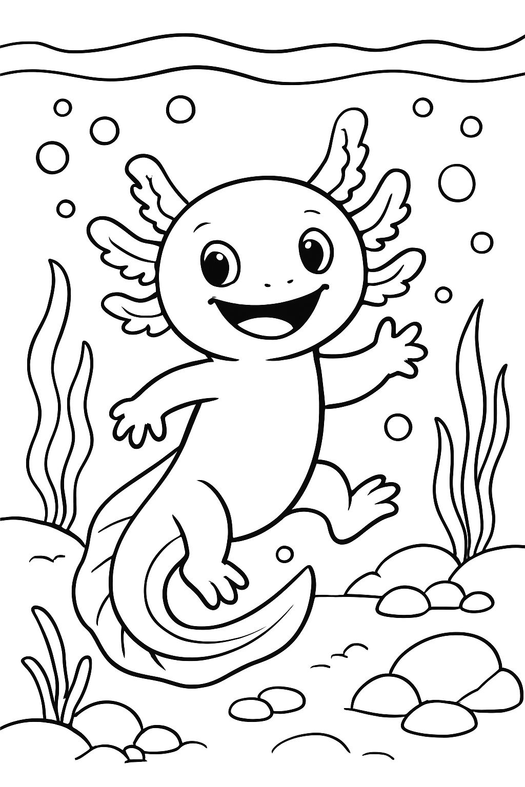 un axolotl dans l'eau un axolotl dans l'eau