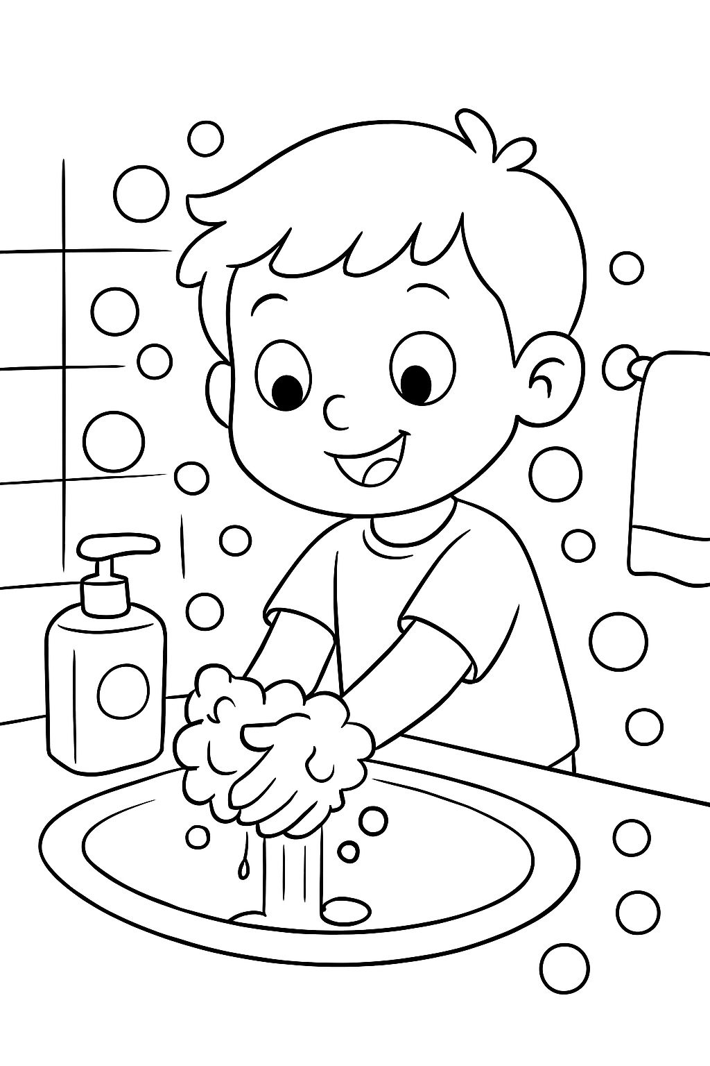 Washing hands