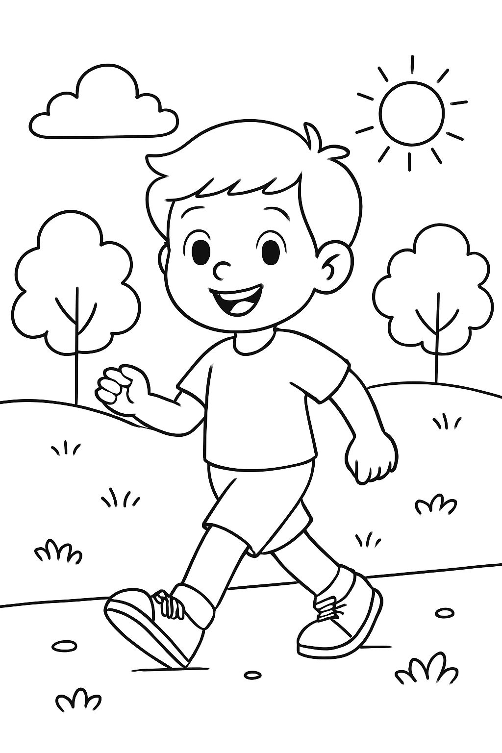 ein ruhiges Kind, das geht