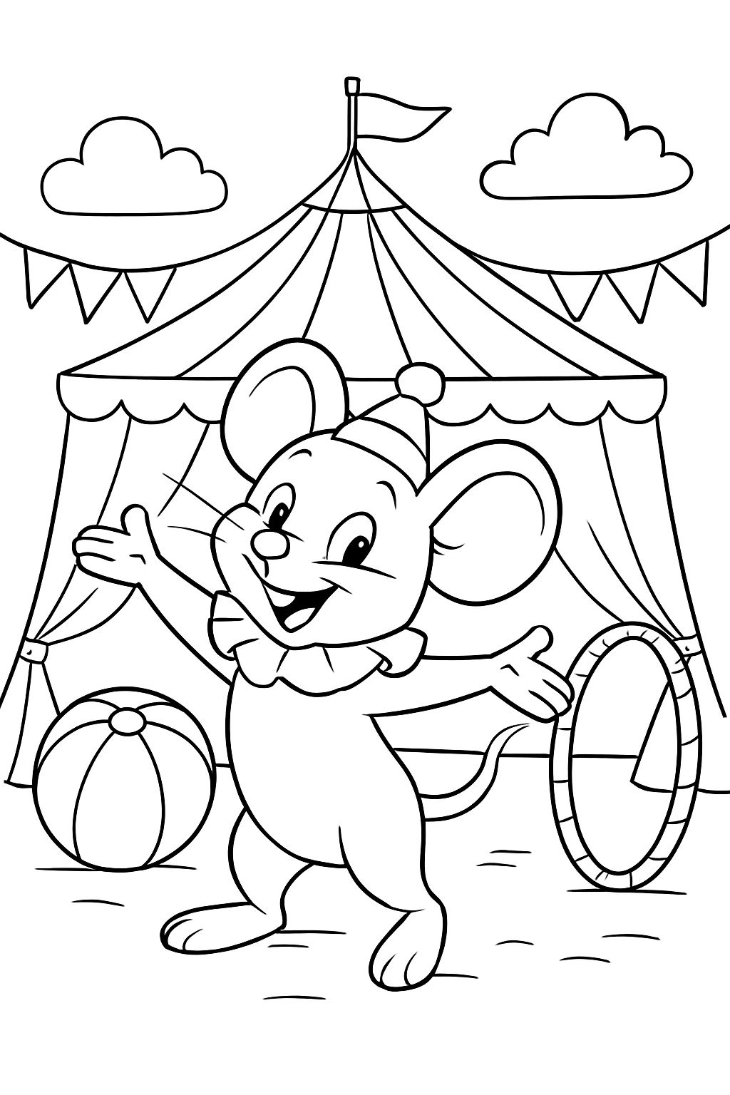 A mouse in the circus A mouse in the circus