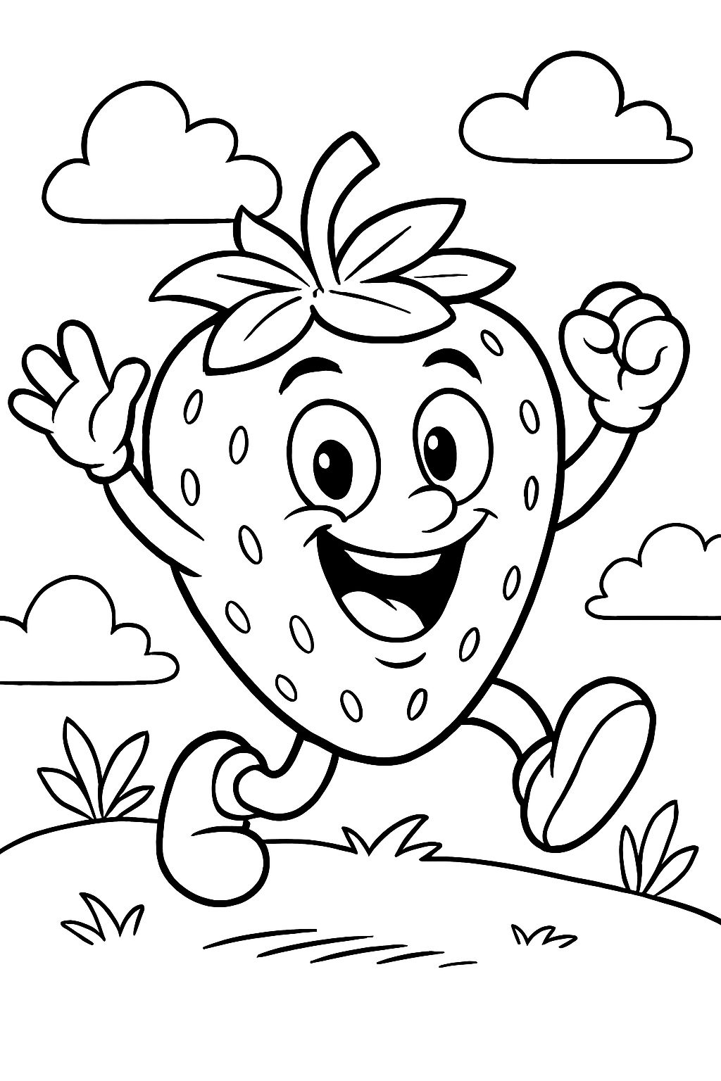 A strawberry A strawberry