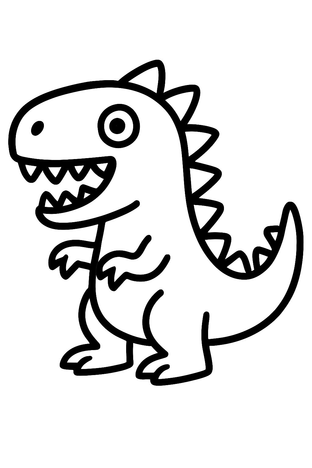 Ein furchterregender Dinosaurier