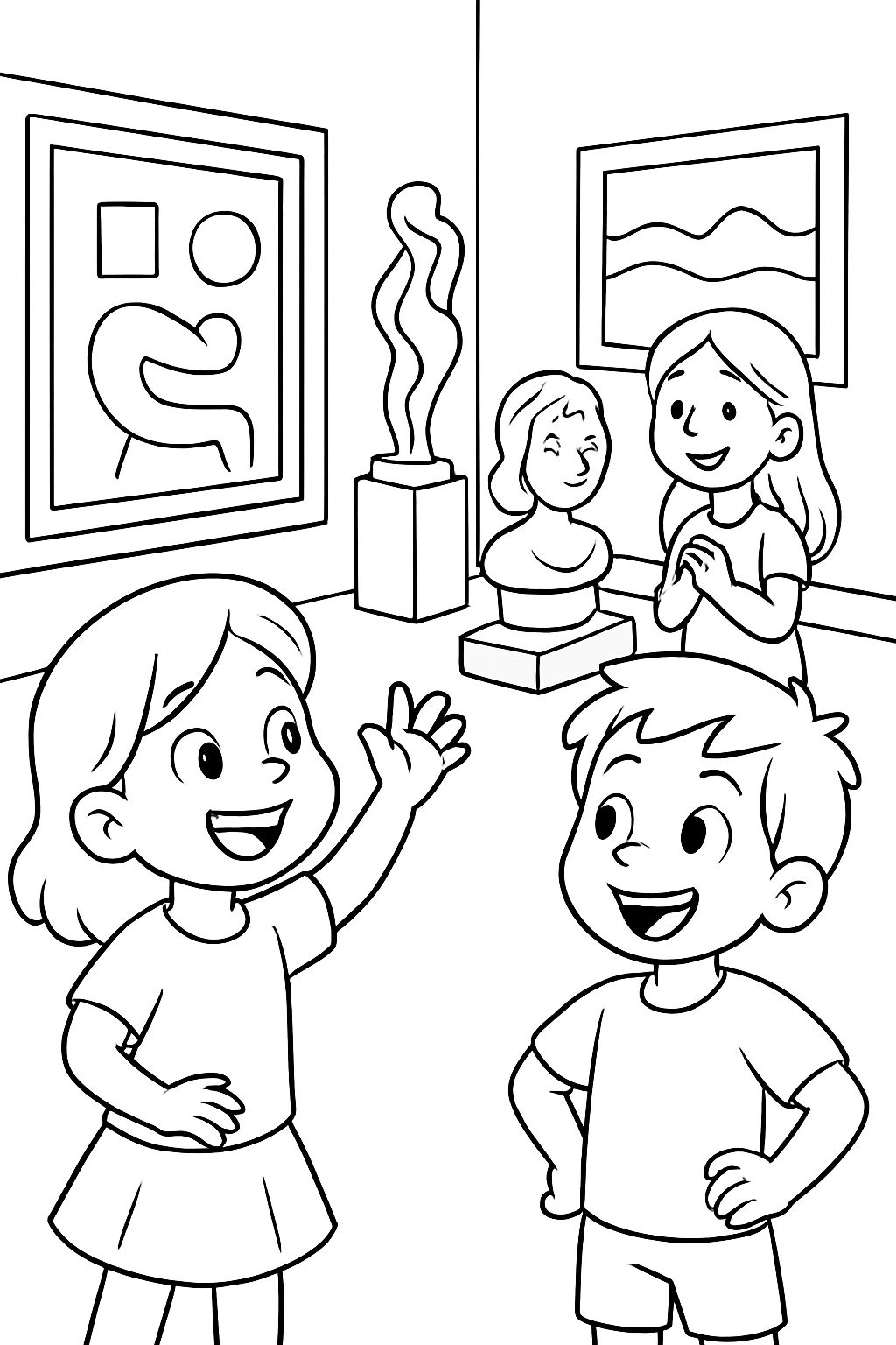 a trip to the art museum