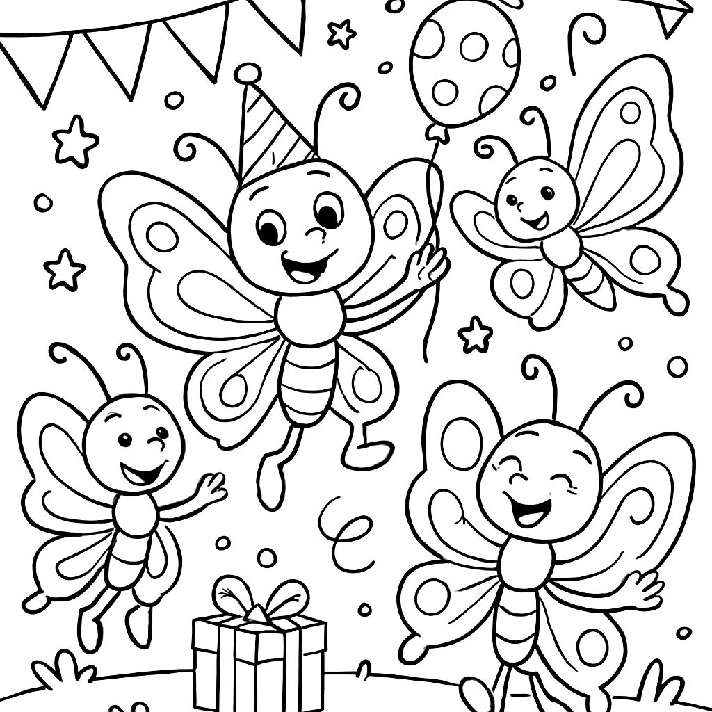 butterflies at a party butterflies at a party