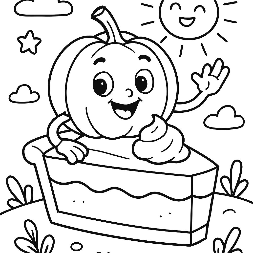 une part de tarte à la citrouille avec une citrouille sur le dessus une part de tarte à la citrouille avec une citrouille sur le dessus