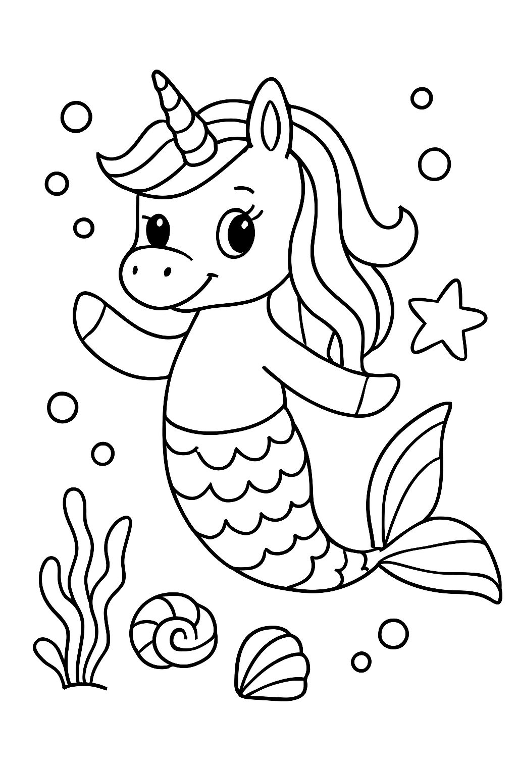 Einhorn Meerjungfrau