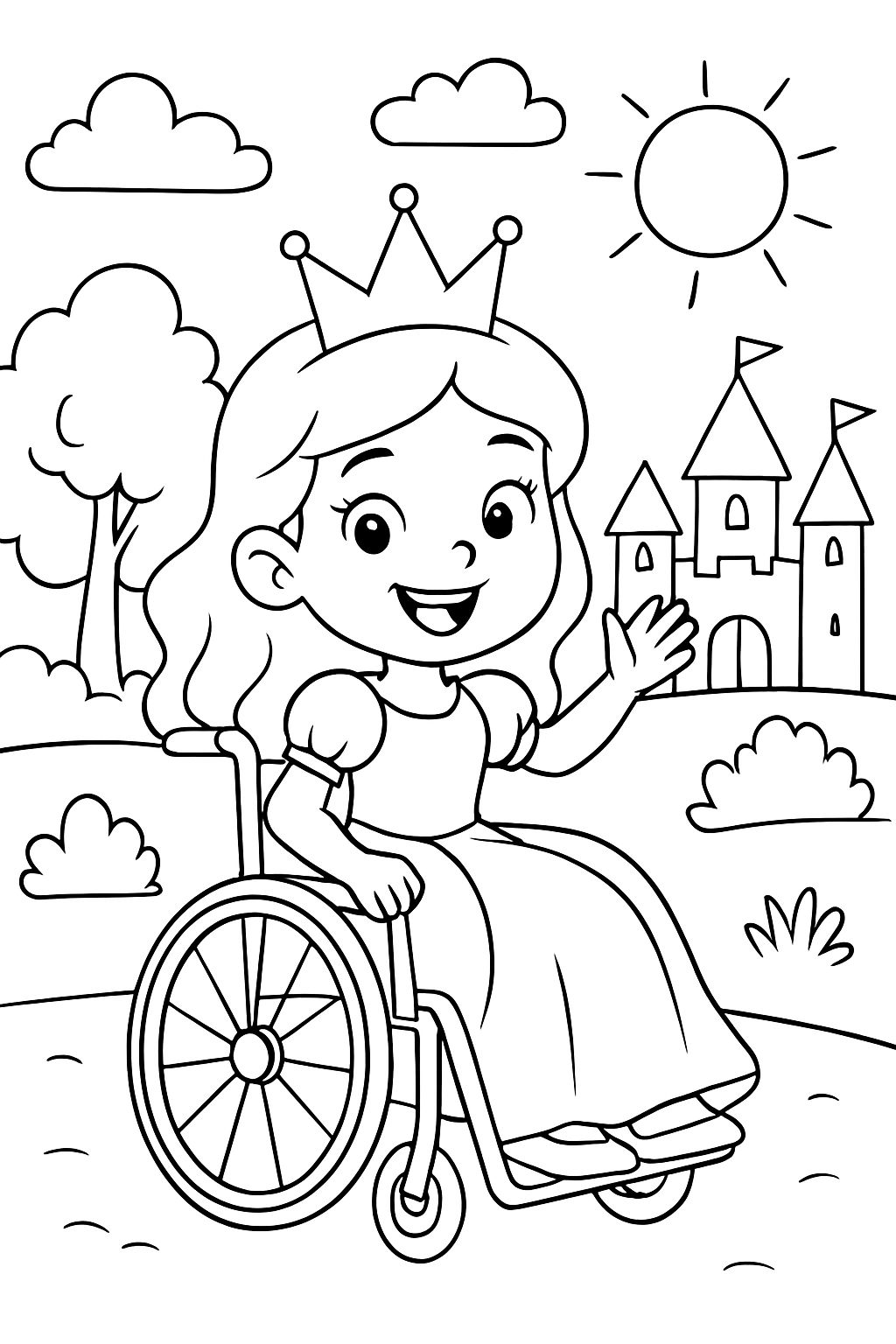 uma princesa em cadeira de rodas uma princesa em cadeira de rodas
