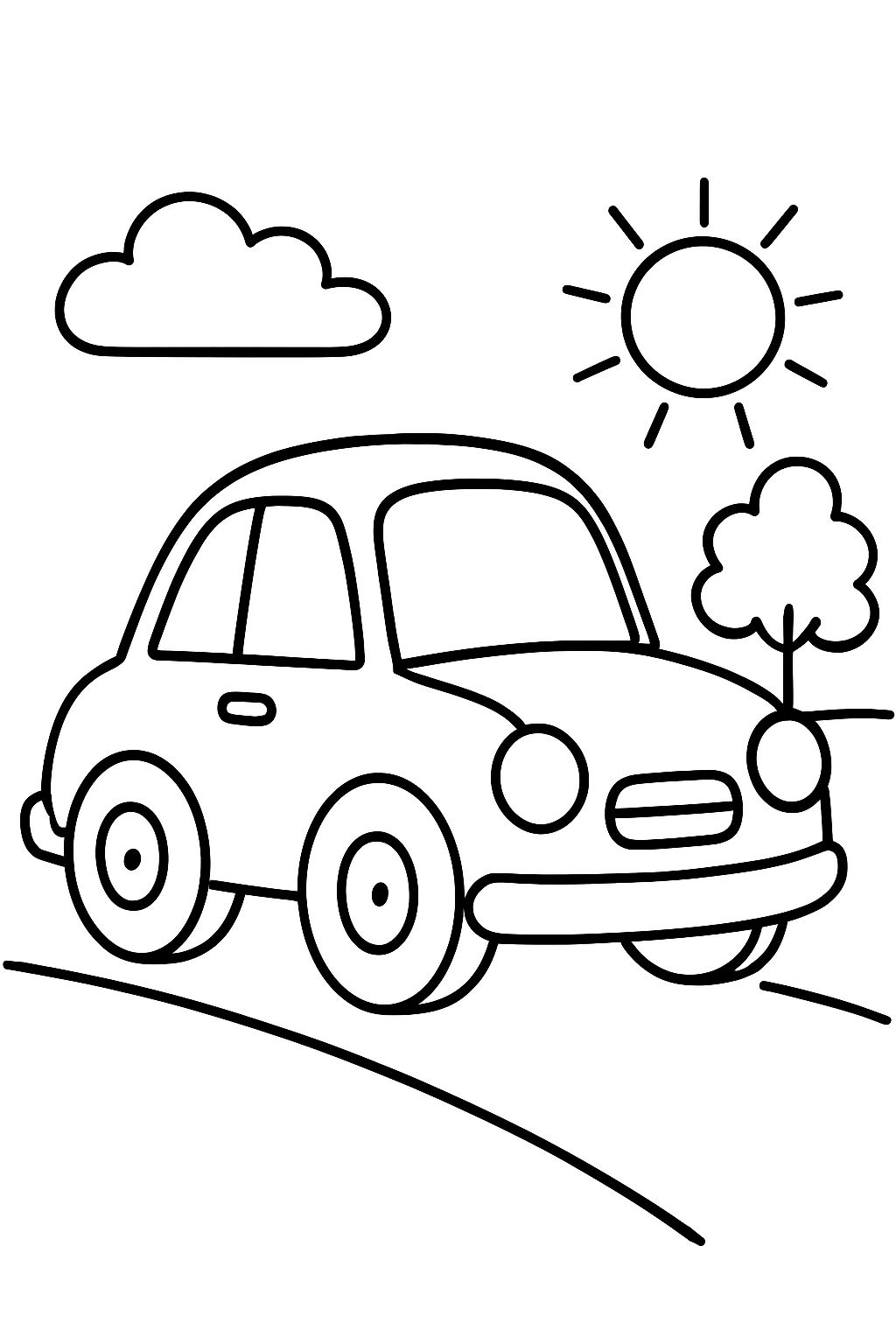 drawing of cars