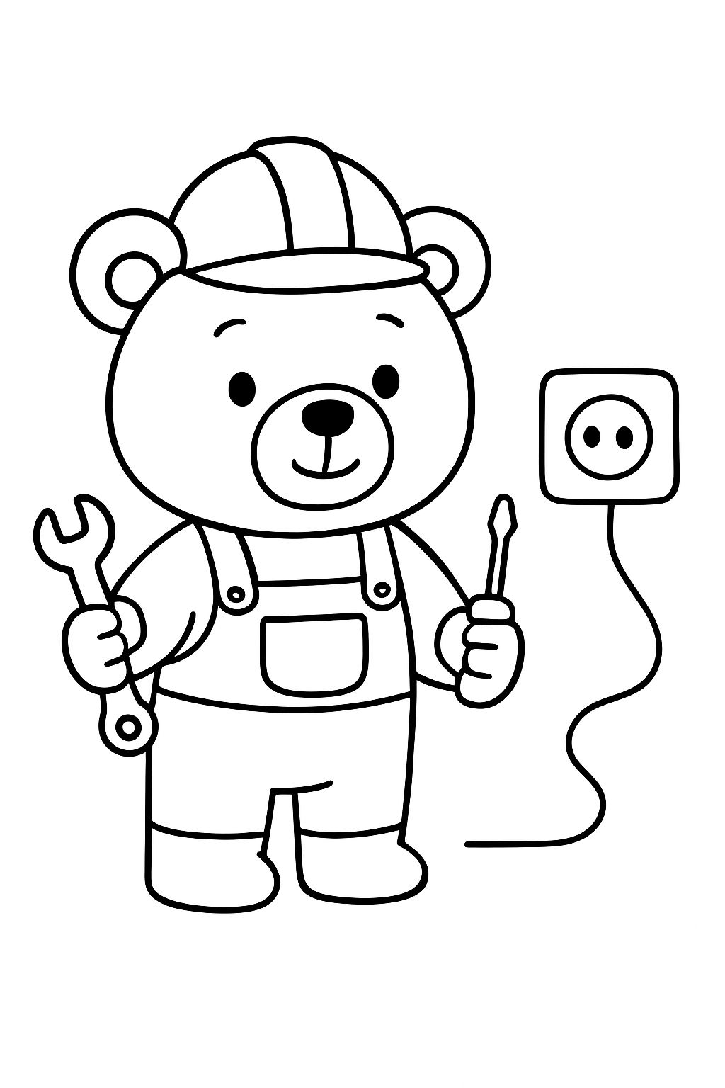 a bear who is an electrician