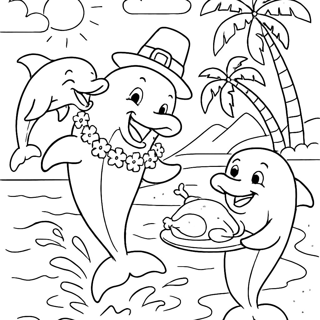 Des dauphins visitent Hawaï pour Thanksgiving Des dauphins visitent Hawaï pour Thanksgiving