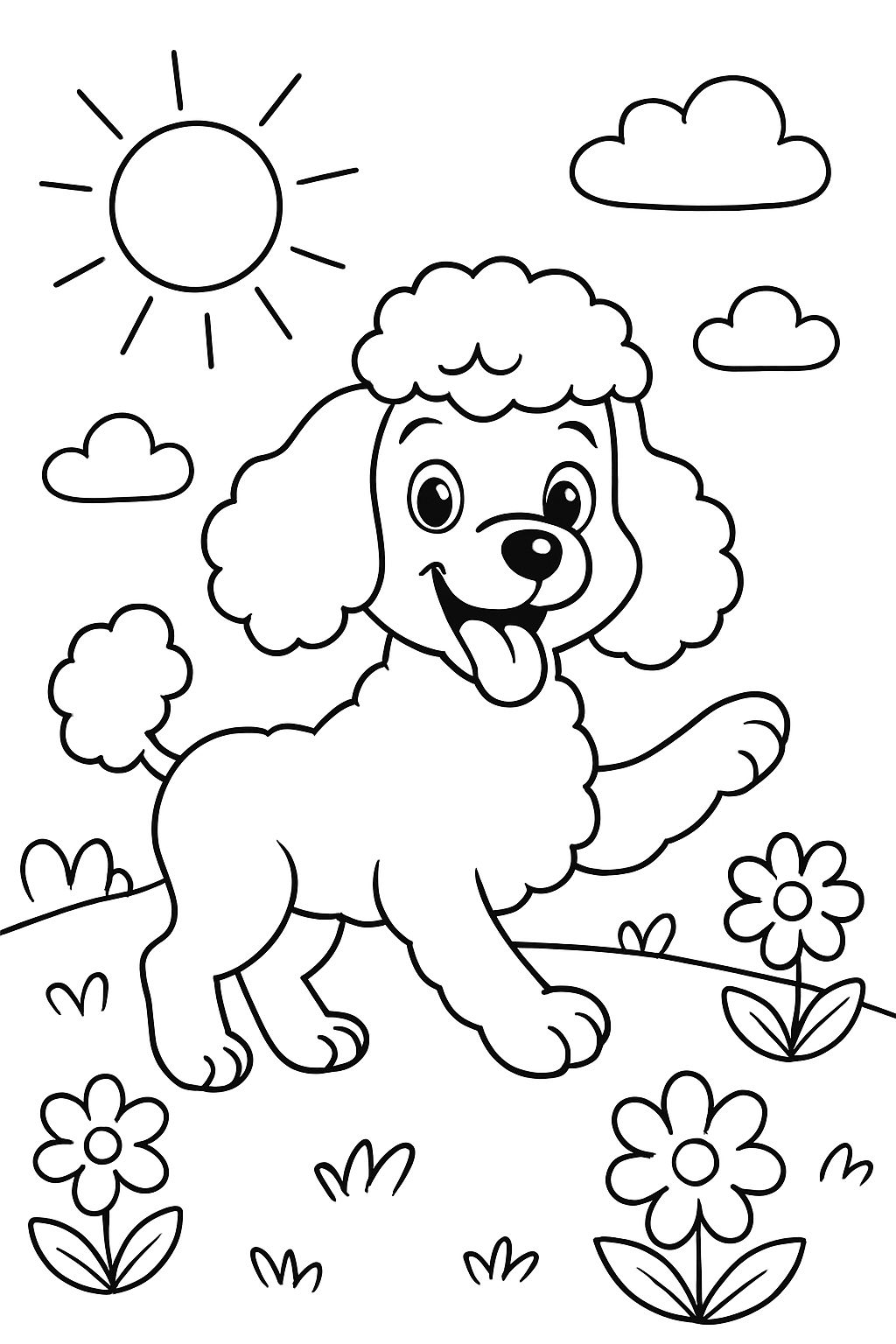 Ein Bild mit einem Zwergpudel drauf und es steht gute Besserung Marit Ein Bild mit einem Zwergpudel drauf und es steht gute Besserung Marit