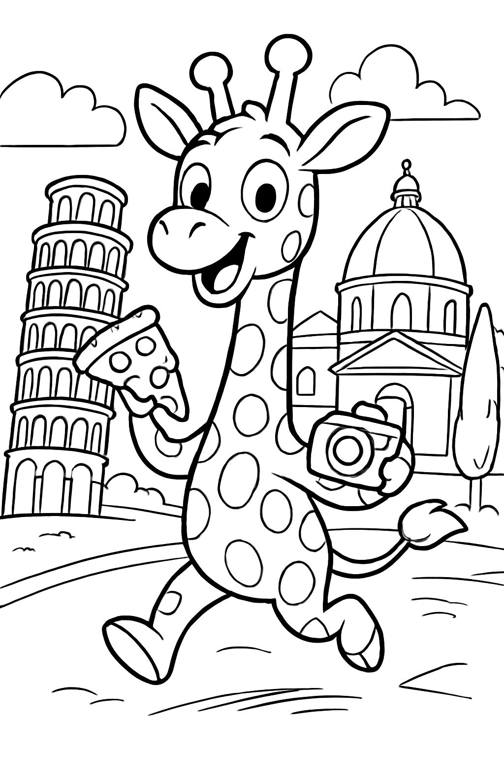 Giraffe in Italien