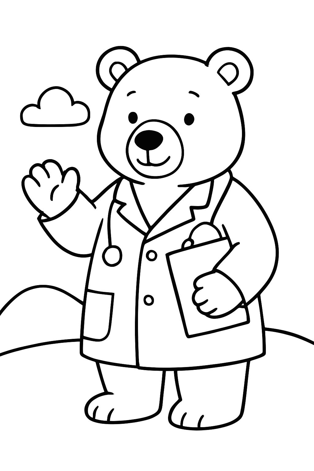 Urso polar como médico Urso polar como médico