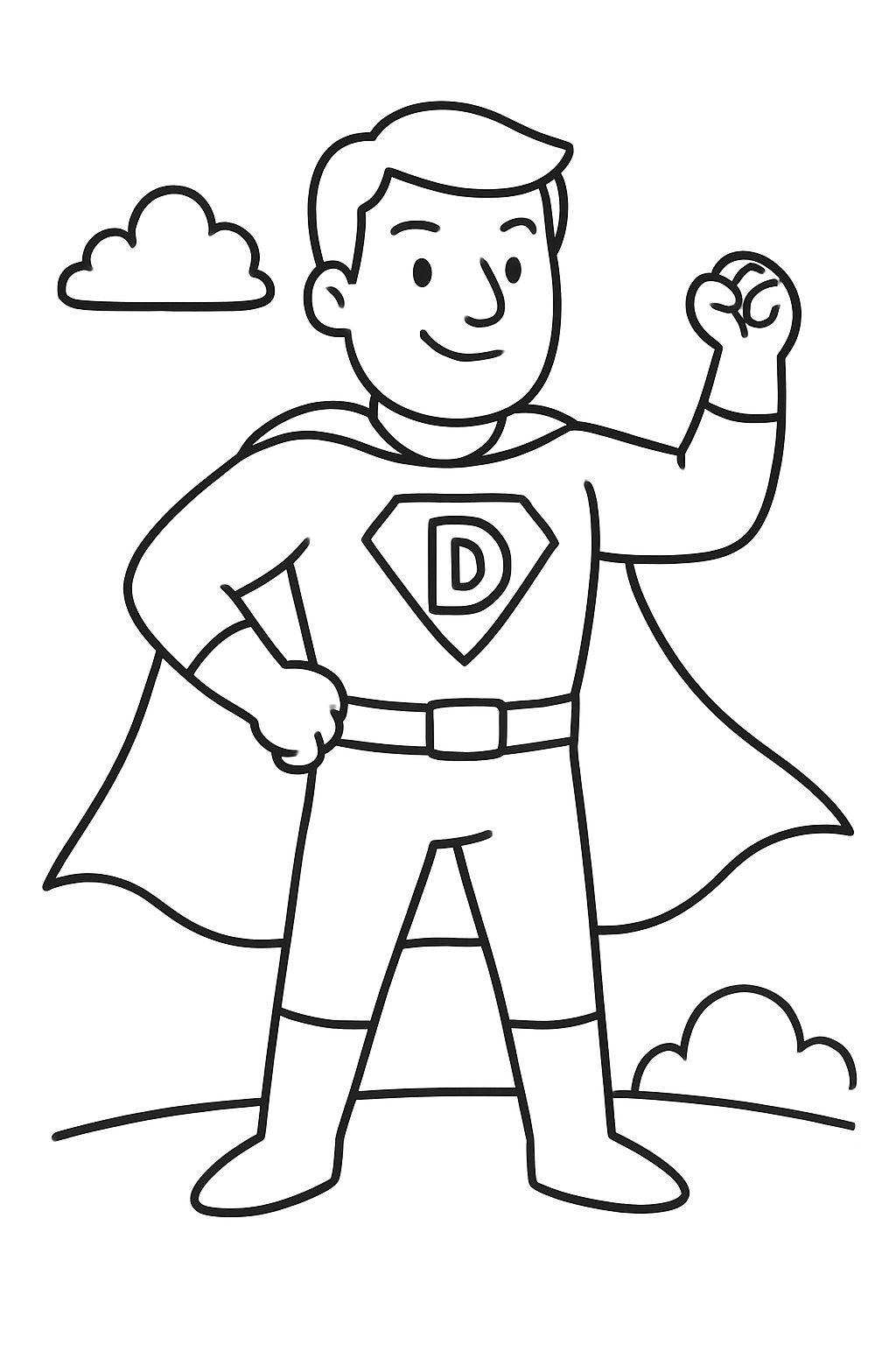 Dad as superhero