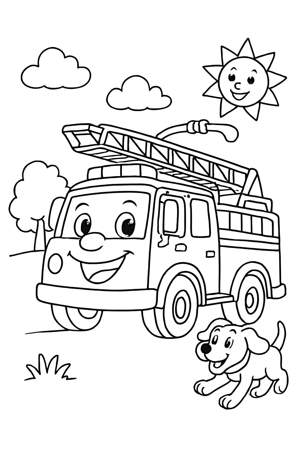 oversized fire truck