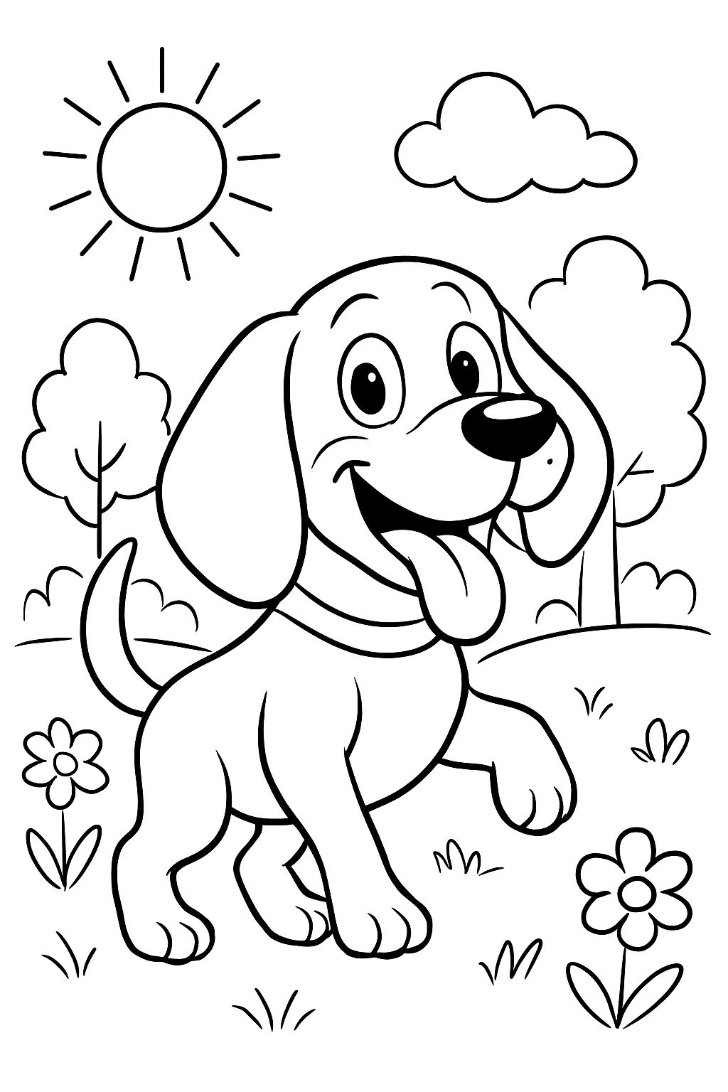 change the dog into a beagle