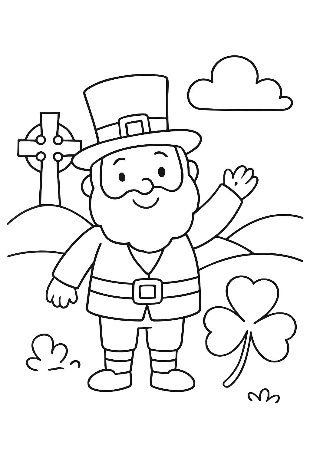 Ireland but do not put a leprechaun.