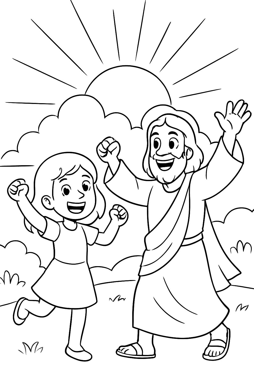 Dibujo sobre la alianza de Dios con nosotros