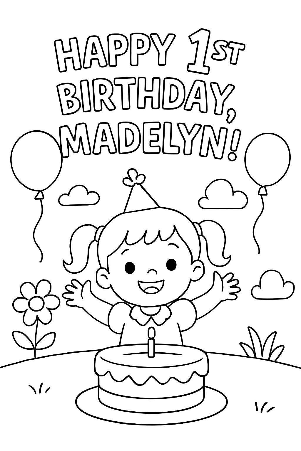 Happy 1st Birthday, Madelyn!