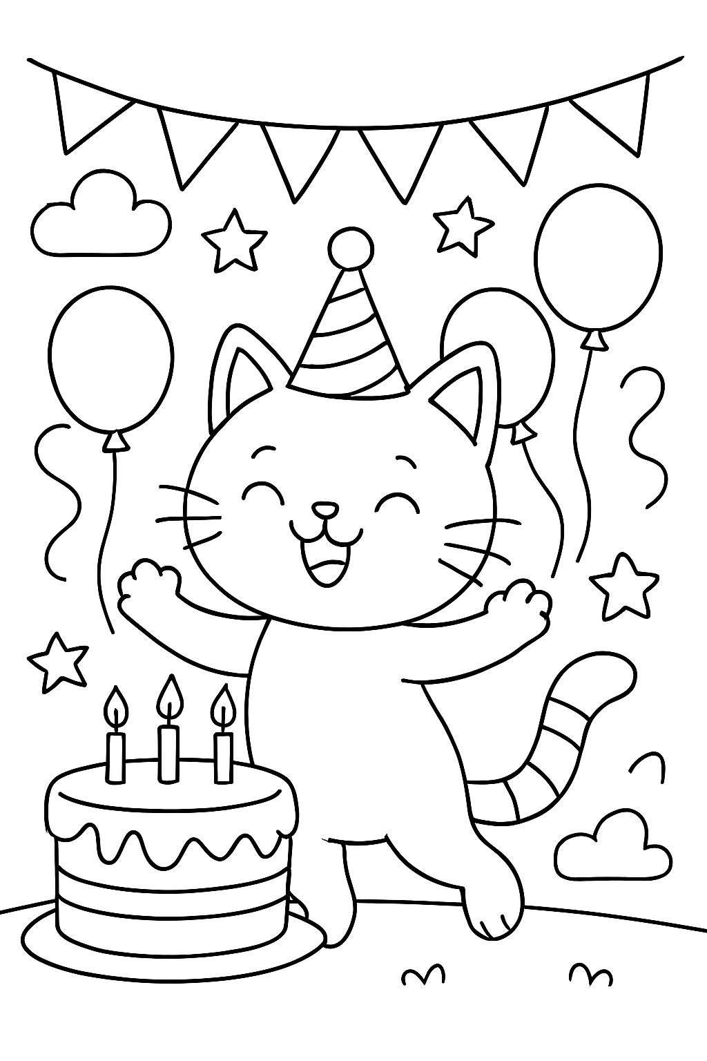 Alles Gute zum Geburtstag, Katze Alles Gute zum Geburtstag, Katze