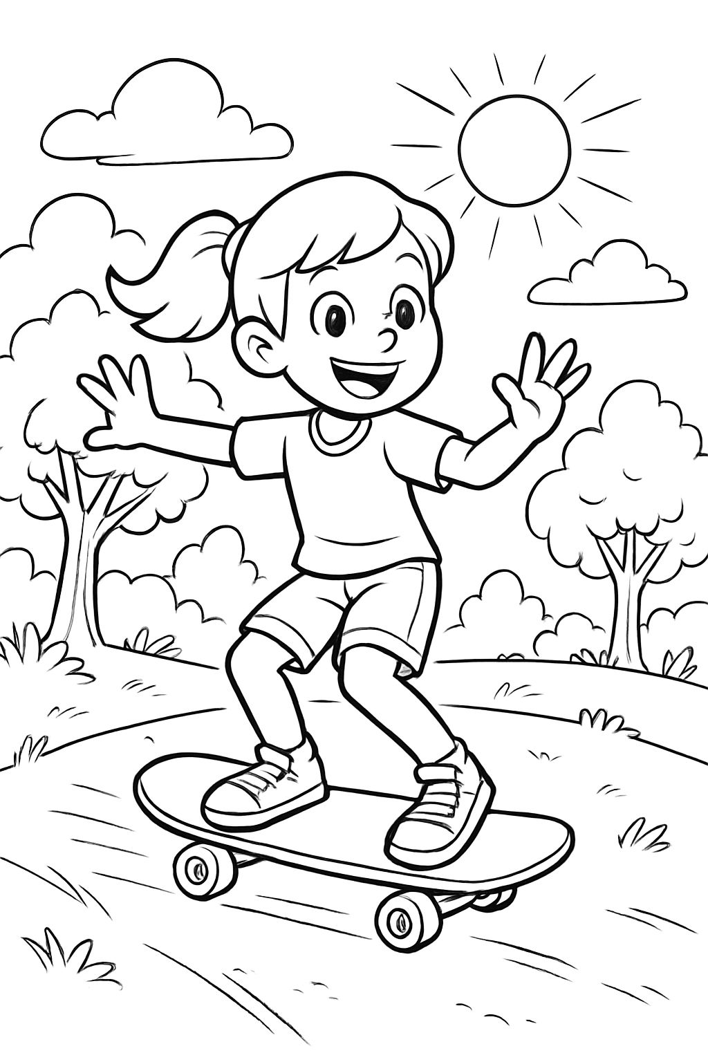 volle Seitenlandschaft süß