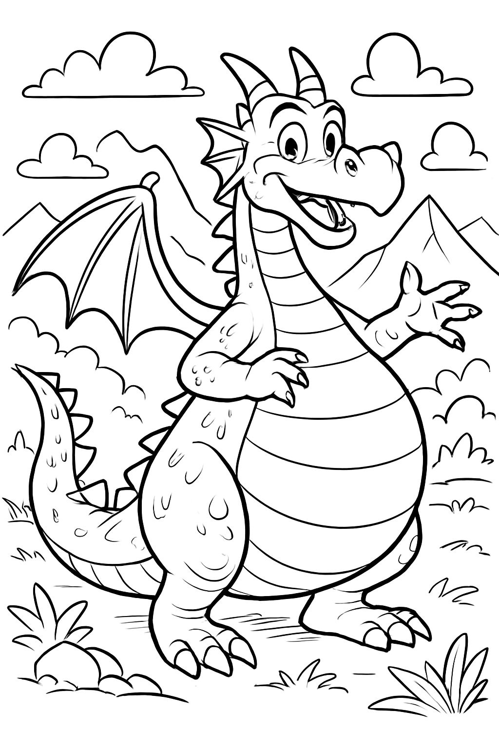 Pregnant dragon