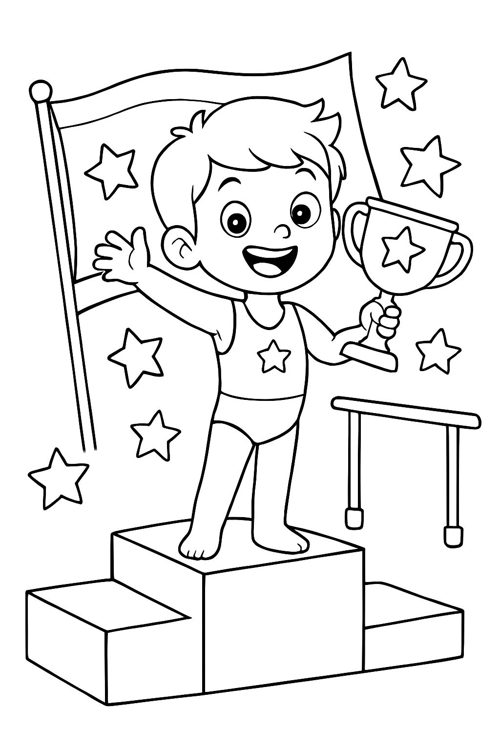 boy gymnast award
